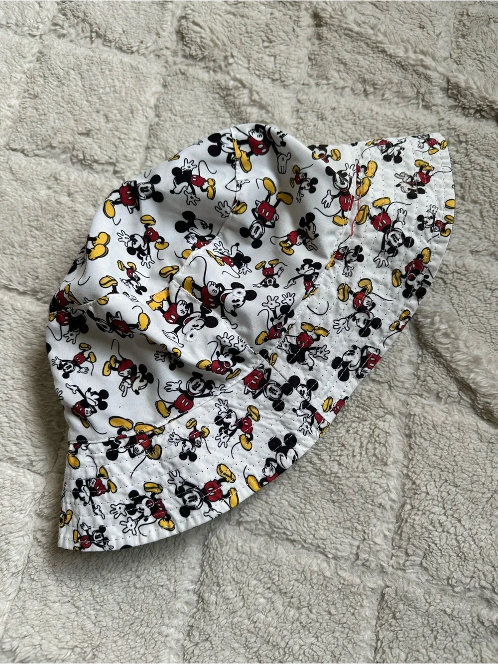 Disney | Mickey Mouse Reversible Bucket Hat for Adults | One Size